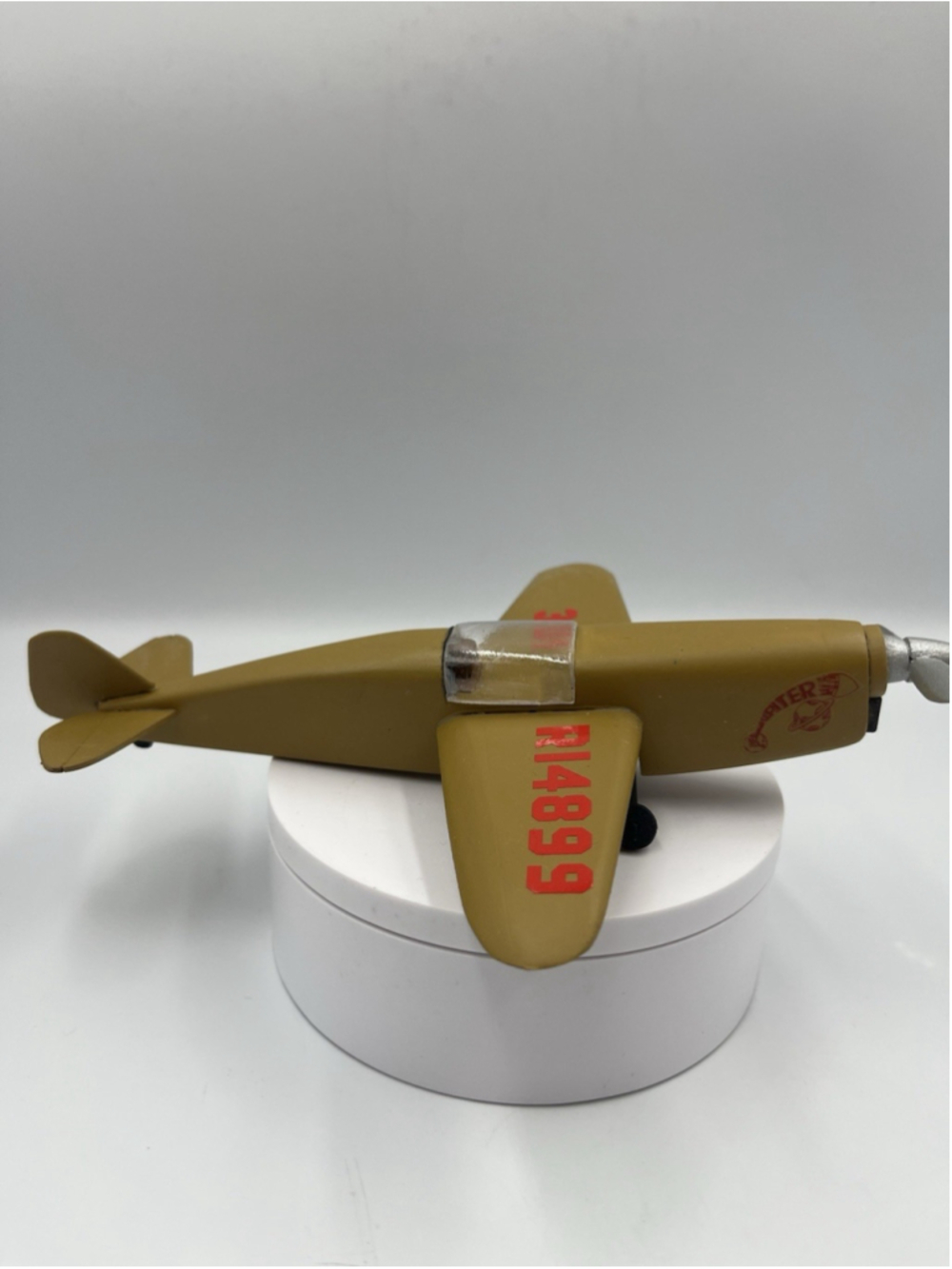 VINTAGE SK-3 Folkerts Racing Aircraft Desktop Model Small AIR RACER JUPITER WOOD